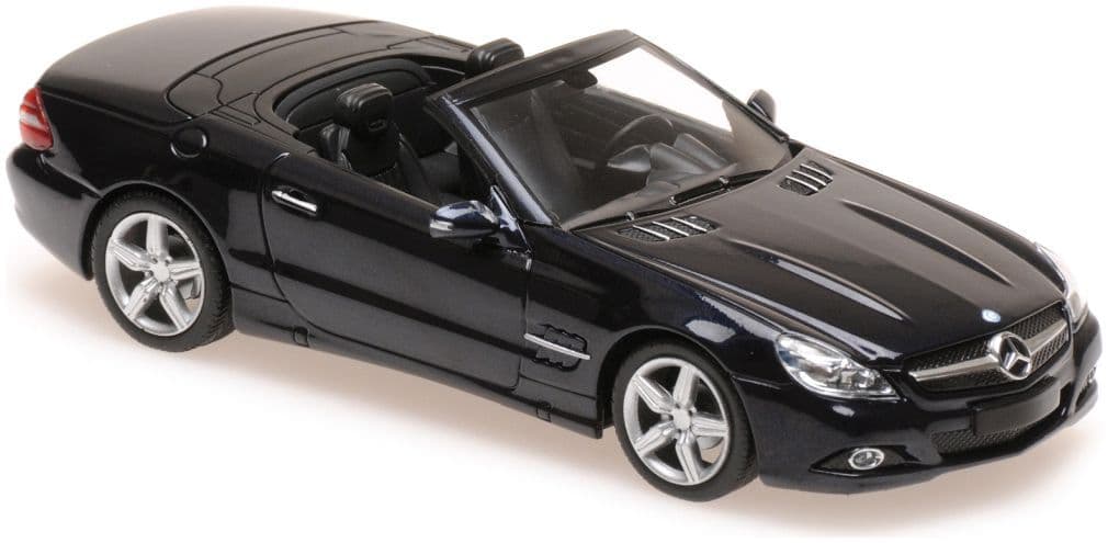 Minichamps 940 037531 Mercedes-Benz Sl-Class (R230) 2008, Blue Metallic 1:43 Scale *PRE ORDER £29.74*
