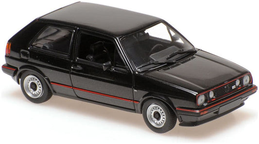 Minichamps 940 054125 Volkswagen Golf GTI 4-Door 1985, Black Metallic 1:43 Scale *PRE ORDER £33.99*