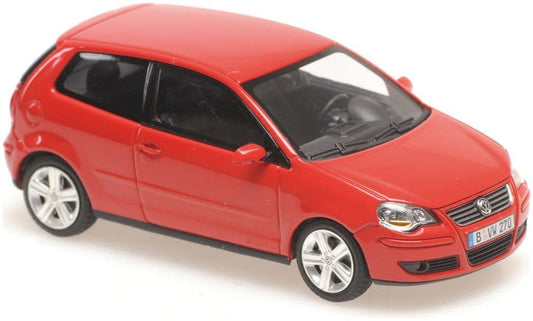 Minichamps 940 054401 Volkswagen Polo, 2005, Red 1:43 Scale *PRE ORDER £33.99*