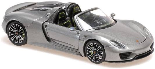 Minichamps 940 062130 Porsche 918 Spyder, 2013, Silver 1:43 Scale *PRE ORDER £33.99*