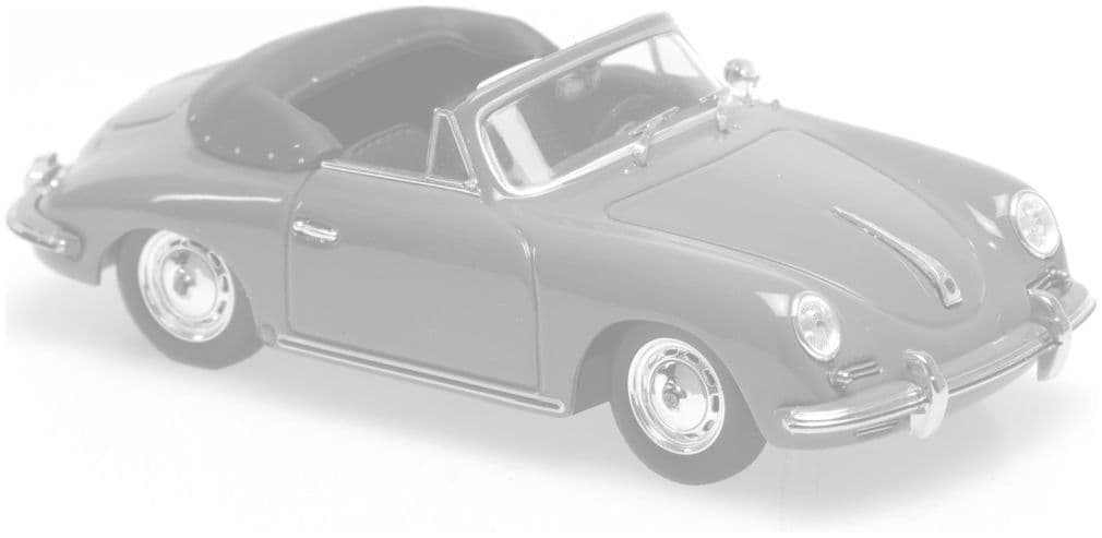 Minichamps 940 064330 Porsche 356 B Cabriolet, 1960, Grey 1:43 Scale *PRE ORDER £33.99*