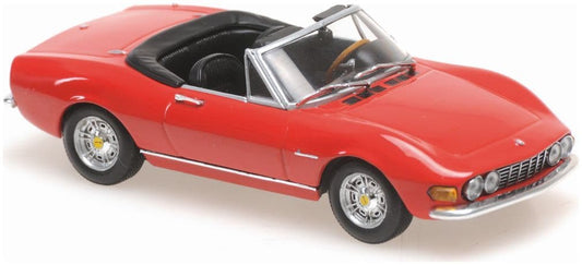 Minichamps 940 121430 Fiat Dino Spider, 1972, Red 1:43 Scale *PRE ORDER £33.99*