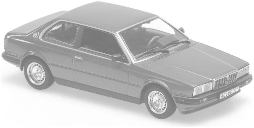 Minichamps 940 123501 Maserati Biturbo, 1982, Grey Metallic 1:43 Scale *PRE ORDER £33.99*
