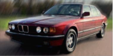 Minichamps 100 023008 BMW 730I (E32) 1986 Light Blue Metallic with Openings 1/18 Scale