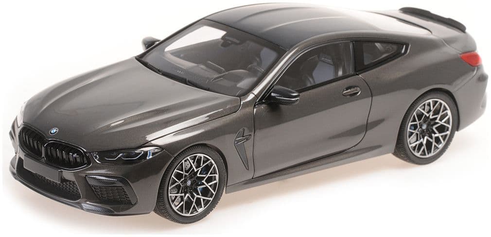 Minichamps 110 029022 BMW M8 Coupe Grey Metallic 2020 with Openings 1/18 Scale PRE ORDER