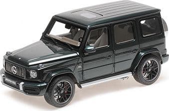 Minichamps 110 037066 Mercedes AMG G63 2018 Green Metallic with Openings 1/18 Scale PRE ORDER