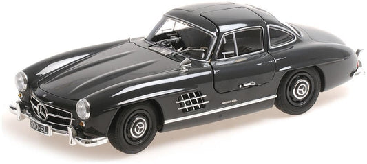 Minichamps 110 037219 Mercedes Benz 300 SL (W198) 1955 Dark Grey with Openings 1/18 PRE ORDER
