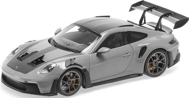 Minichamps 110 062024 Porsche 911 (992) GT3 RS 2024 Grey Weissach Pack 1/18 Scale PRE ORDER