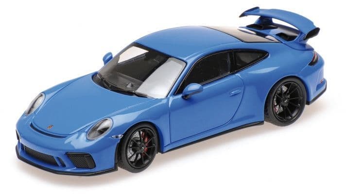 Minichamps 110 067024 Porsche 911 GT3 2018 Blue 1/18 Scale