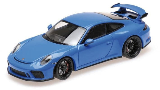 Minichamps 110 067024 Porsche 911 GT3 2018 Blue 1/18 Scale