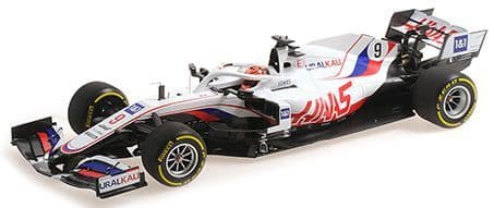 Minichamps 110 210109 Haas F1 Team VF-21 N.Mazepin Bahrain GP 2021 1/18 Scale