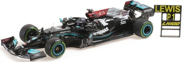 Minichamps 110 211544 Mercedes AMG Petronas F1 W12 E Performance Lewis Hamilton Sotchi GP 21