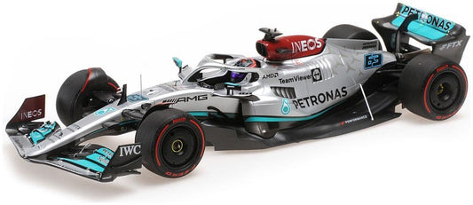 Minichamps 110 220063 Mercedes AMG Petronas F1 George Russell 2022 W13 E Performance 1/18 Scale