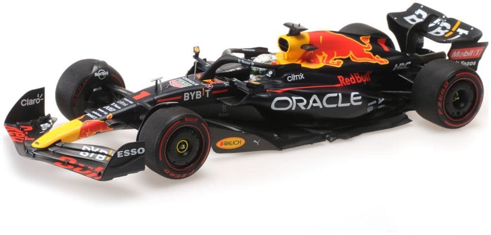 Minichamps 110 221401 Oracle Red Bull Racing RB18 Max Verstappen 1st Belgium GP 2022 1/18 Scale
