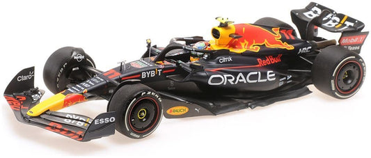 Minichamps 110 221411 Oracle Red Bull Racing RB18 Sergio Perez 2nd Belgian GP 2022 1/18 Scale