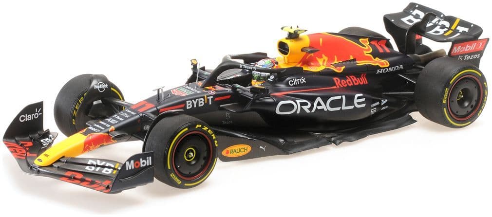 Minichamps 110 221911 Oracle Red Bull Racing RB18 Sergio Perez Austin GP 2022 1/18 Scale