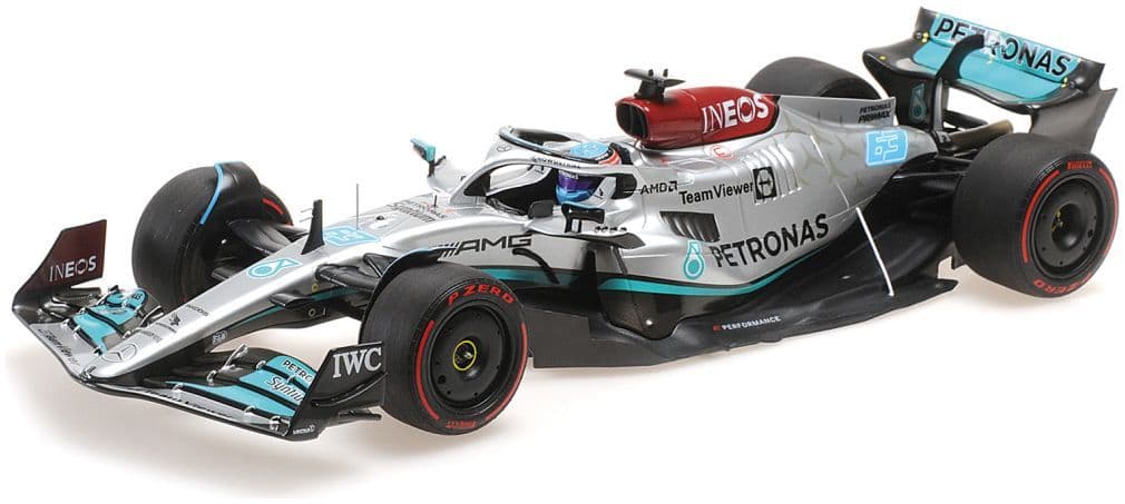 Minichamps 110 222163 Mercedes AMG Petronas F1 W13 E Performance G. Russell 1st Win Brasilian 22