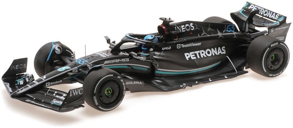 Minichamps 110 230363 Mercedes AMG Petronas F1 W14 E Performance George Russell Australian GP23