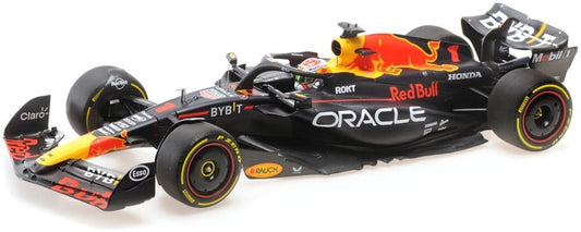 Minichamps 110 231301 Oracle Red Bull Racing RB19 M.Verstappen 1st BEL 2023 1/18 Scale