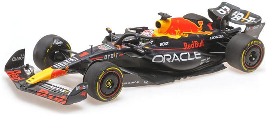 Minichamps 110 231701 Oracle Red Bull Racing RB19 M.Verstappen 1st JAP 2023 1/18 Scale