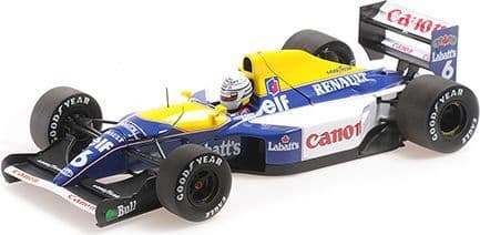 Minichamps 110 920006 Renault FW14B Williams Ricardo Patrese 1992 1/18 Scale