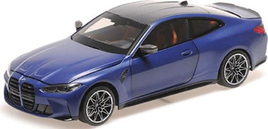 Minichamps 113 020123 BMW M4 2020 Blue Metallic (Opening Parts) 1/18 Scale *PRE ORDER £ 204.16*