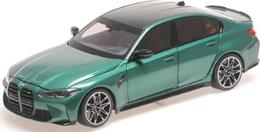 Minichamps 113 020203 BMW M3 2020 Green Metallic (Opening Parts) 1/18 Scale *PRE ORDER £ 204.16*