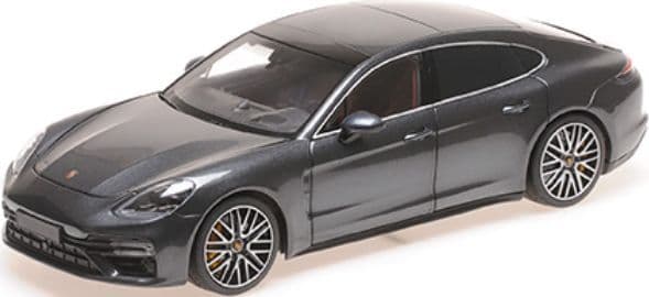 Minichamps 113 061073 Porsche Panamera Turbo S 2020 Grey Metallic (Opening Parts) 1/18 Scale