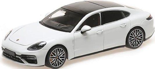 Minichamps 113 061074 Porsche Panamera Turbo S 2020 White Metallic (Opening Parts) 1/18 Scale