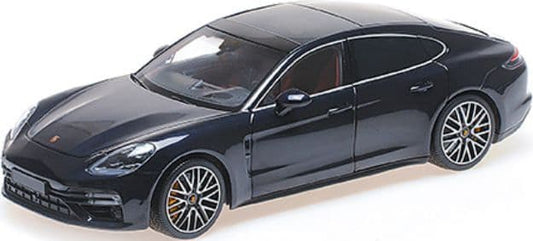 Minichamps 113 061075 Porsche Panamera Turbo S 2020 Blue Metallic (Opening Parts) 1/18 Scale