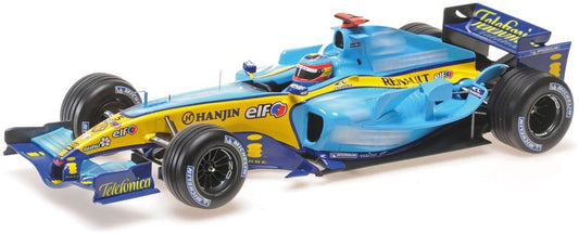 Minichamps 117 050305 Renault F1 Team R25 Fernando Alonso Winner Bahrain GP 2005 1/18 Scale