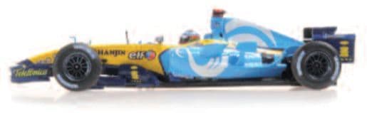 Minichamps 117 051005 Renault F1 Team R25 Fernando Alonso Winner French GP 2005 1/18 Scale