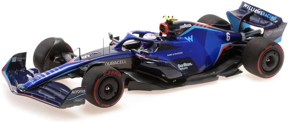 Minichamps 117 220106 Williams Racing FW44 Nicholas Latifi Bahrain GP 2022 1/18 Scale