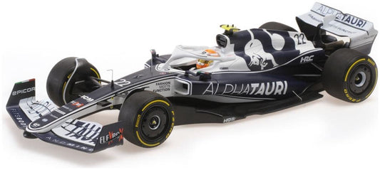 Minichamps 117 220122 Scuderia Alphatauri AT03 Yuki Tsunoda Bahrain GP 2022 1/18 Scale PRE ORDER