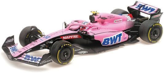 Minichamps 117 220131 BWT Alpine F1 Team A522 Esteban Ocon Bahrain GP 2022 1/18 Scale PRE ORDER