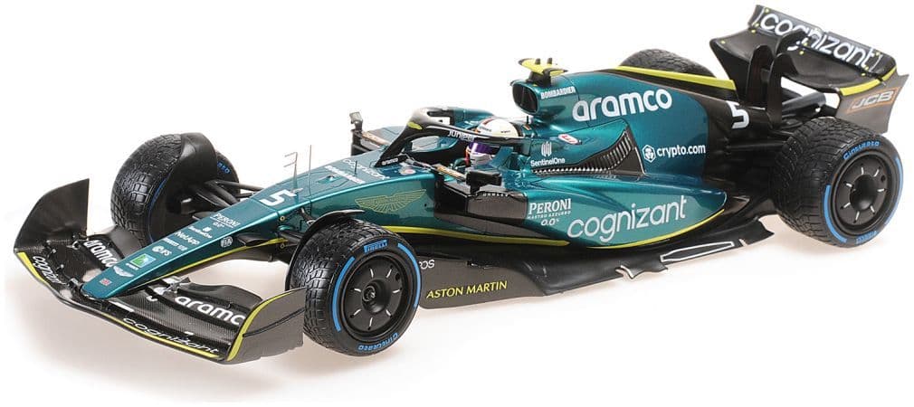 Minichamps 117 220305 Aston Martin AMR22 Sebastian Vettel Aramco Cognizant F1 Australian GP22