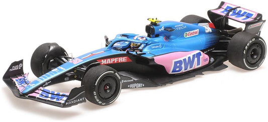 Minichamps 117 220331 BWT Alpine F1 Team A522 Esteban Ocon Australian GP 2022 1/18 Scale