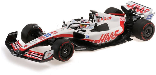 Minichamps 117 222120 Haas F1 Team VF-22 Kevin Magnussen Pole Position Brasilian GP 2022 1/18