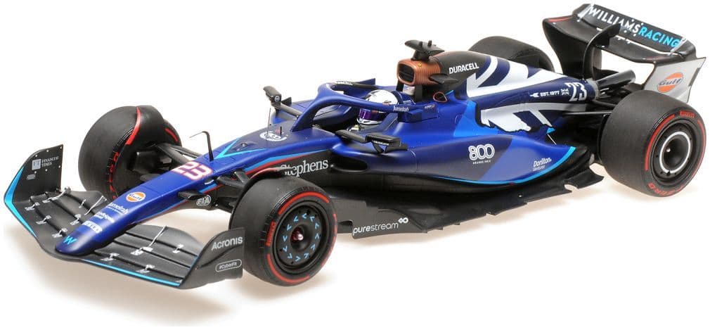 Minichamps 117 231123 Williams Racing FW45 Alexander Albon Williams 800th GP British GP 23 1/18