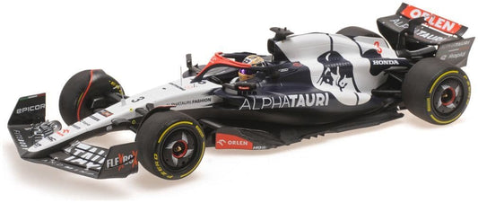 Minichamps 117 231203 Scuderia Alphatauri AT04 Daniel Ricciardo Hungarian GP 2023 1/18 Scale