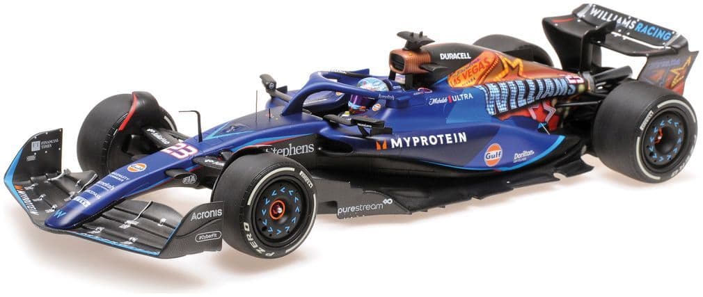 Minichamps 117 232223 Williams Racing FW45 A.Albon Vegas 2023 1/18 Sca ...