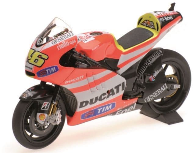 Minichamps 122 112046 Ducati Desmosedici GP 11.2 Rossi Moto2011 1/12 Scale