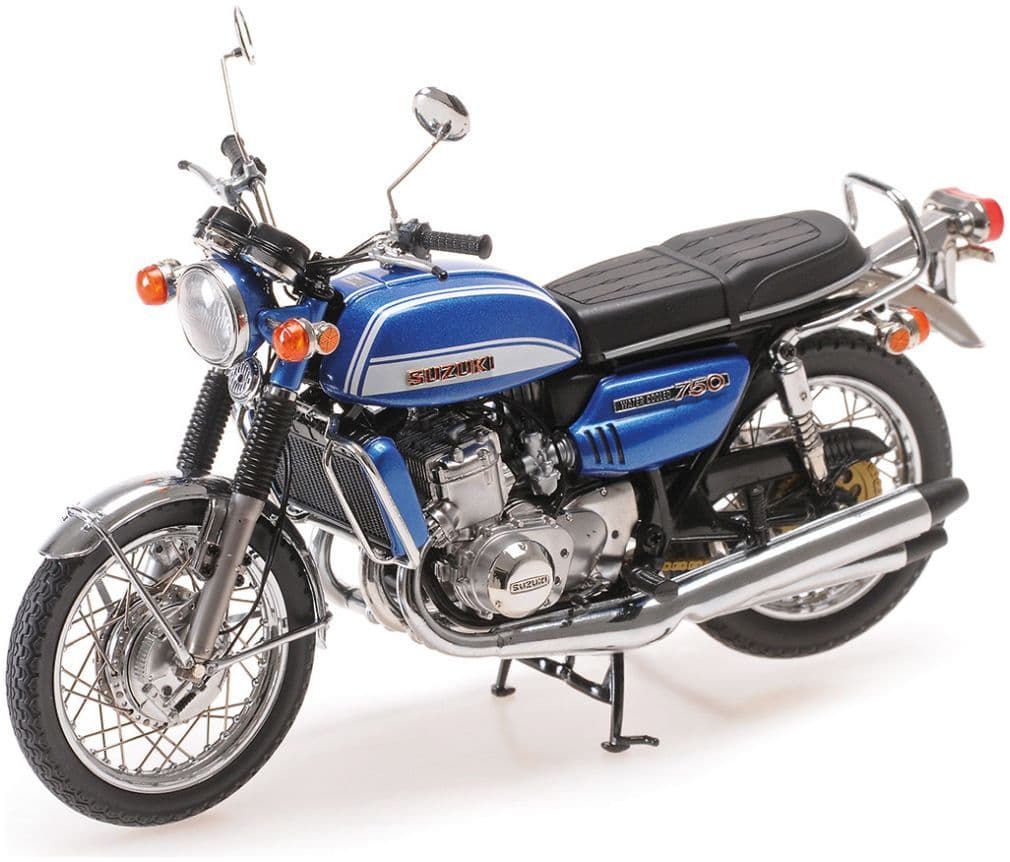 Minichamps 122 162102 Suzuki GT 750 J Blue Metallic 1973 1/12 Scale *PRE ORDER £ 195.83*