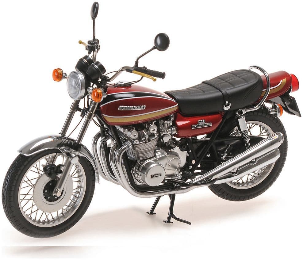 Minichamps 122 164104 Kawasaki 900 Z1 Super 4 Red/Brown 1972 1/12 Scale *PRE ORDER £ 195.83*