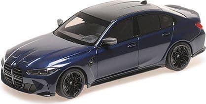 Minichamps 155 020201 BMW M3 2020 Blue 1/18 Scale