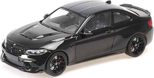 Minichamps 155 021026 BMW M2 CS 2020 Black Metallic w/Black Wheels (Sealed Body) 1/18 Scale