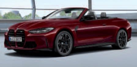 Minichamps 155 021032 BMW M4 Cabriolet 2020 Red Metallic (Sealed Body) 1/18 Scale PRE ORDER