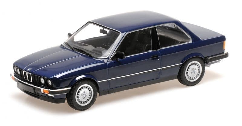 Minichamps 155 026009 BMW 323I (E30) 1982 Blue 1/18 Scale *PRE ORDER £ 124.99*