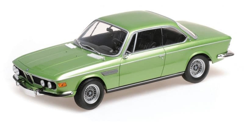 Minichamps 155 028034 BMW 3.0 CSI 1971 Green Metallic 1/18 Scale *PRE ORDER £ 124.99*