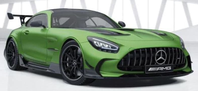 Minichamps 155 032024 Mercedes AMG GT Black Series 2020 Black Metallic (Sealed Body) 1/18 Scale